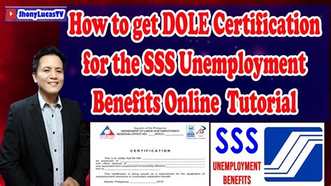 How to Get DOLE Certification for the SSS .